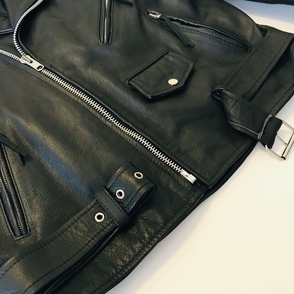 Wilson’s Woman’s  Leather Motorcycle Jacket - Picture 4 of 8